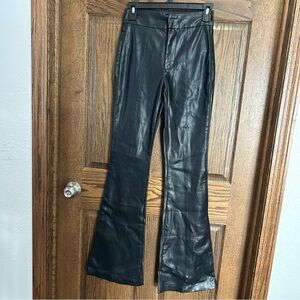 Blank NYC Sleek Black Flare Pants